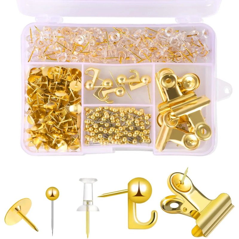 Binder Clip Assorted - Set pin dorong 310 buah klip