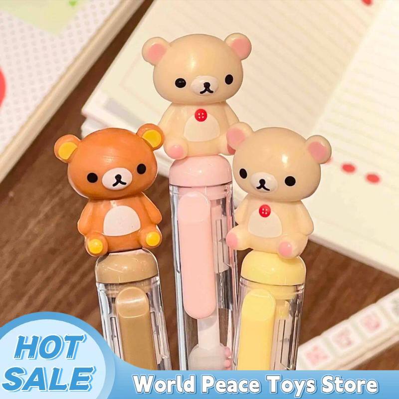 Pena Gel Rilakkuma Bear Sister - Stationery Supplier ulasan dan harga