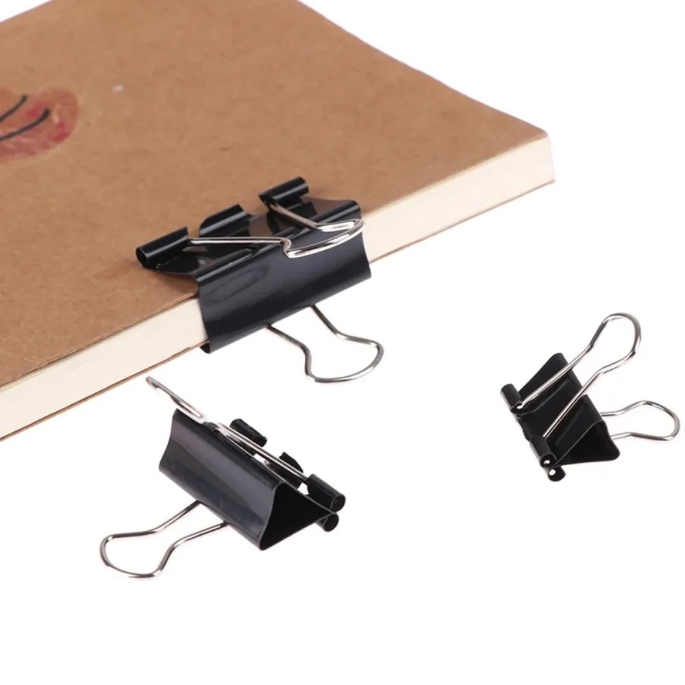10 buah Klip Kertas Logam 19 2 - Binder Clip Assorted ulasan dan harga